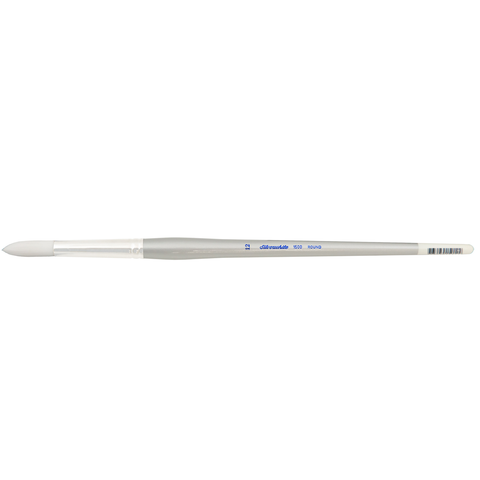 Silverwhite® Round Paintbrush | Long Handle | 1500 - Size 12