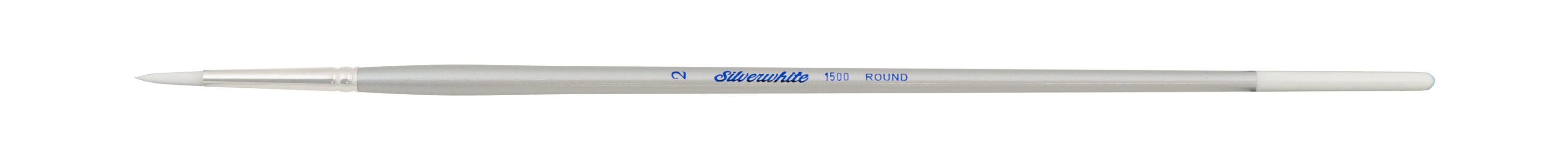 Silverwhite® Round Paintbrush | Long Handle | 1500 - Size 2