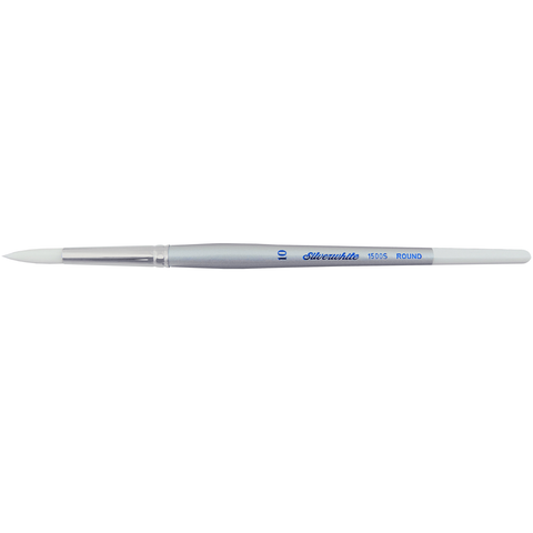 Silverwhite® Round Paintbrush | Short Handle | 1500S - Size 10