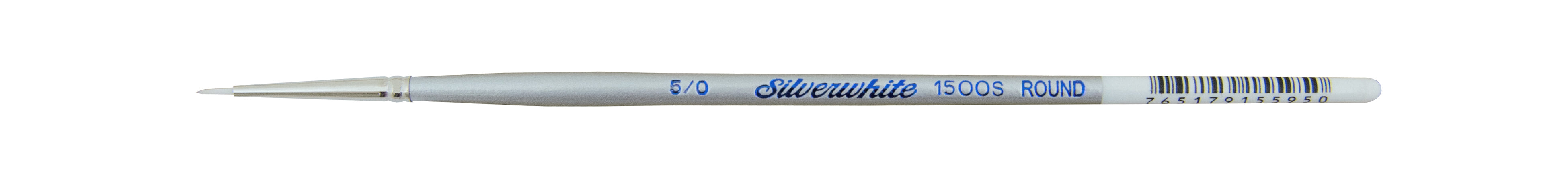 Silverwhite® Round Paintbrush | Short Handle | 1500S - Size 5/0