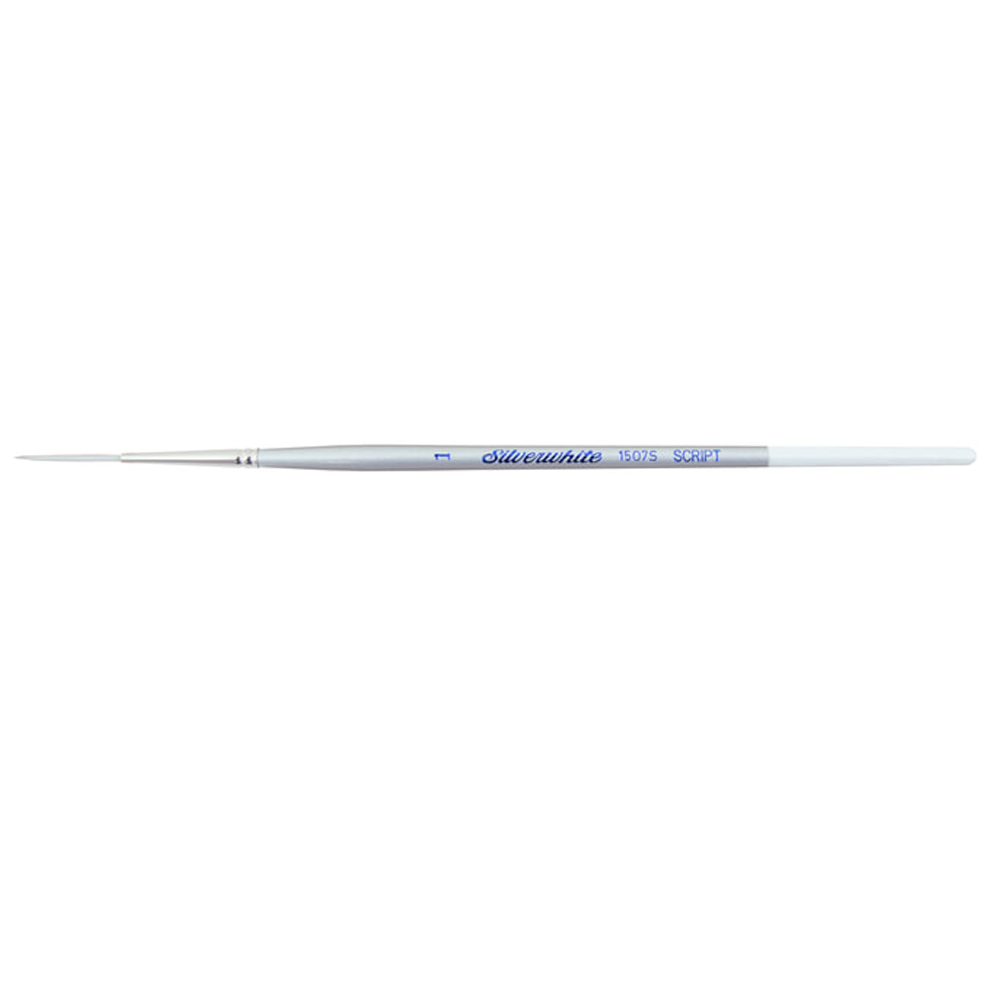 Silverwhite® Script Liner Paintbrush | Short Handle | 1507S - Size 1