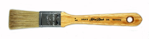Superior White Bristle Flat BulletCutter Paintbrush | Short Handle | 1414S - Size 1 Inch