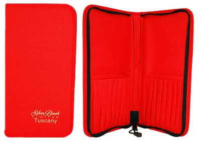 Tuscany™ S/H with Zipper Red Paintbrush | Short Handle | 9625