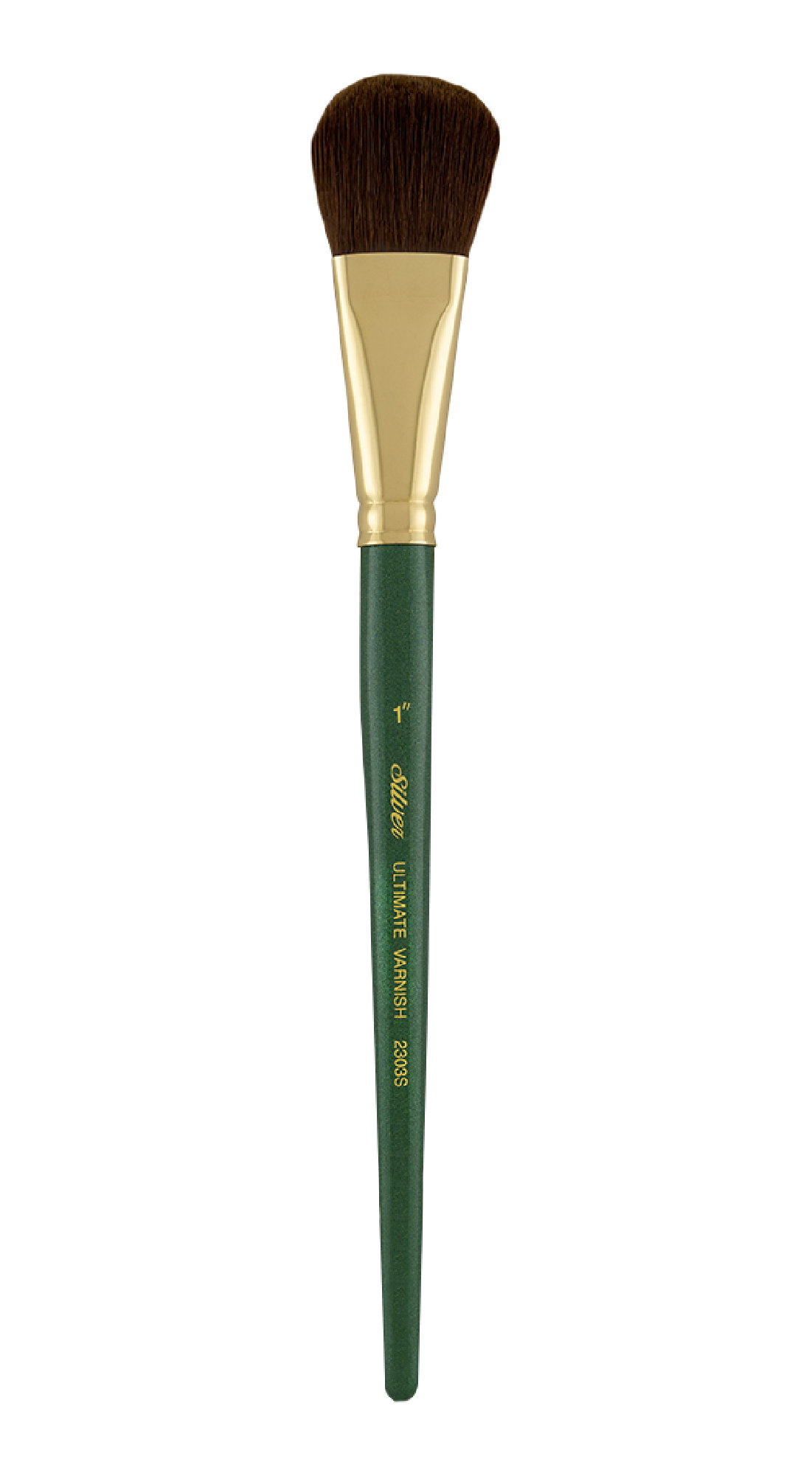Ultimate Varnish Mop™ Oval Paintbrush | Short Handle | 2303S - Size 1 Inch