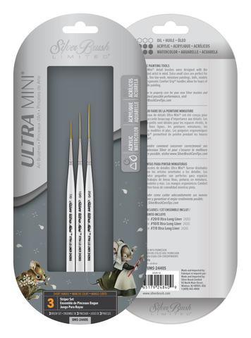 Ultra Mini® 3pc Striper Set | Short Handle | UMS-2440S - Striper Set