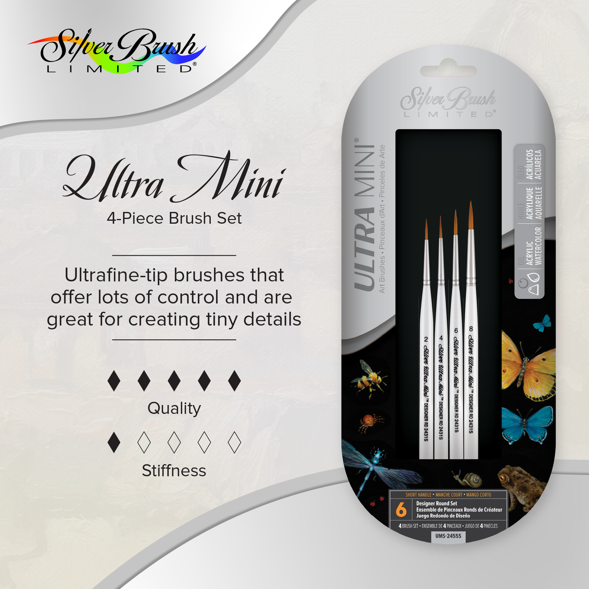 Ultra Mini® 4pc Ultimate Round Set | Short Handle | UMS-2455S - Ultimate Round Set