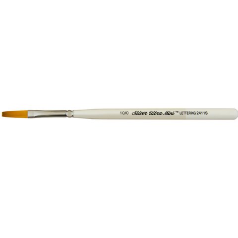 Ultra Mini® Lettering Paintbrush | Short Handle | 2411S - Size 10/0