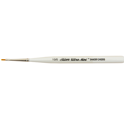 Ultra Mini® Shader Paintbrush | Short Handle | 2420S - Size 10/0
