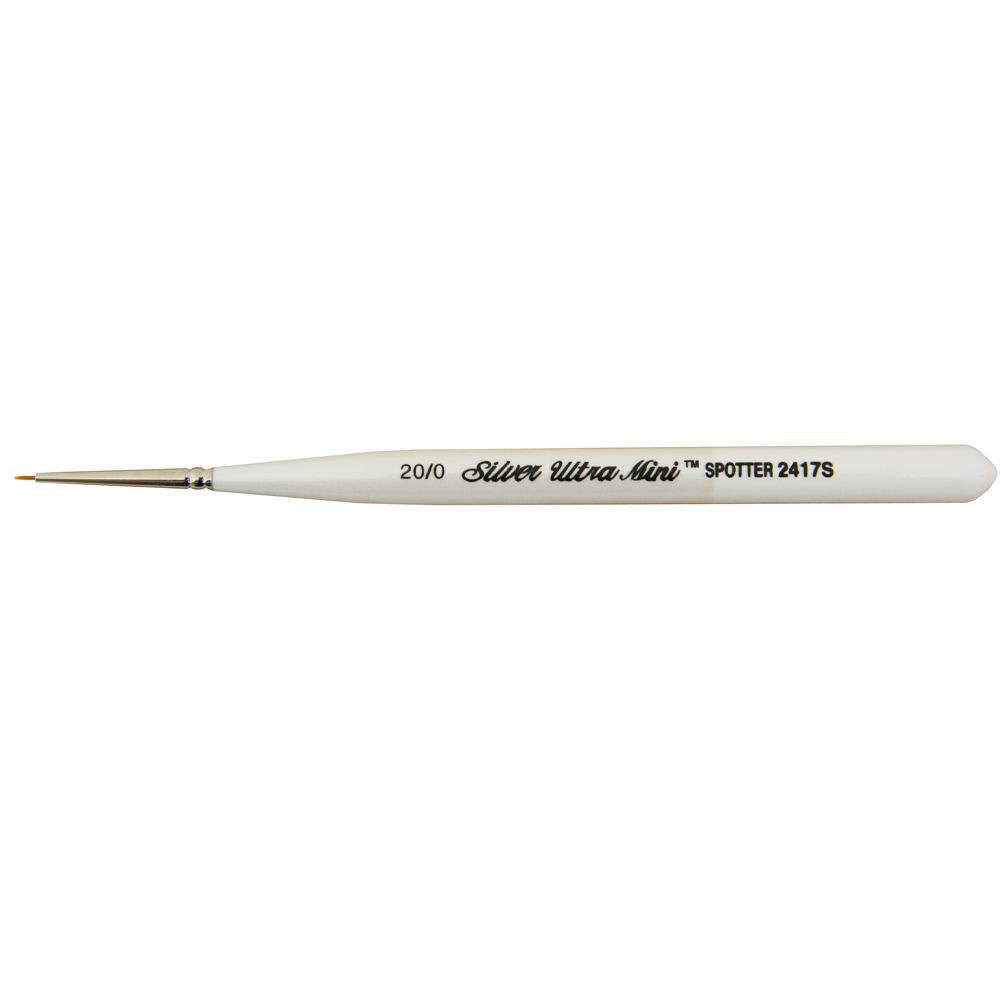 Ultra Mini® Spotter Paintbrush | Short Handle | 2417S - Size 20/0