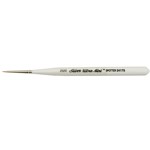 Ultra Mini® Spotter Paintbrush | Short Handle | 2417S - Size 20/0