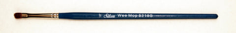 Wee Mop™ Oval Mop Paintbrush | Short Handle | 5319S - Size 1/8