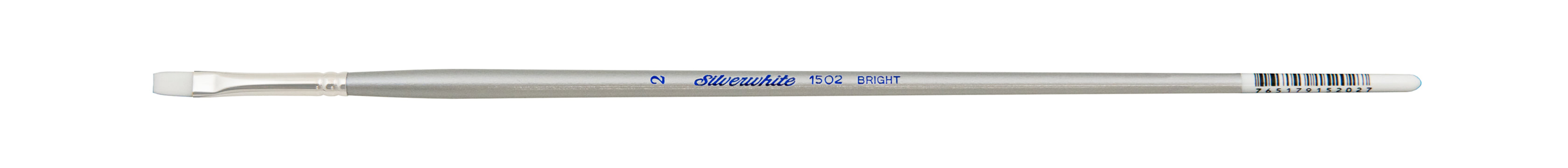 Size 1 Filbert Silver Brush 1503-1 Silverwhite Long Handle White Taklon Brush